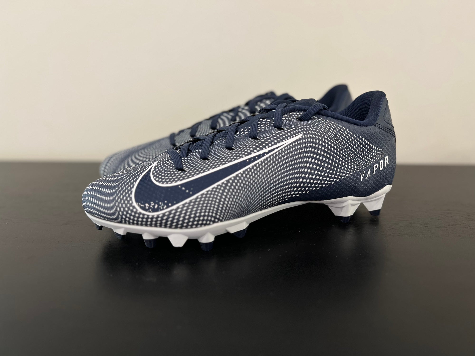 Nike Vapor Edge 360 Elite Flyknit Midnight Navy Cleats Men's Size 16  CV6282-401