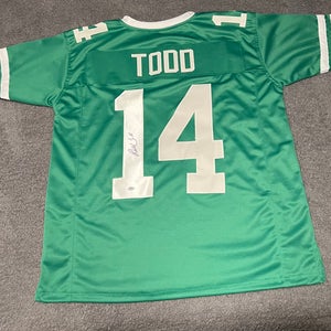 Richard Todd Signed Eagles Jersey