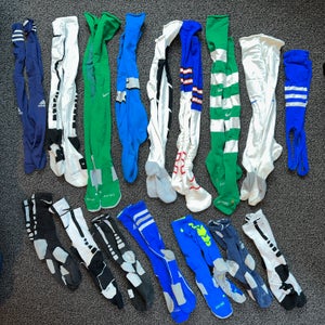 Lot of Men's Nike/Adidas Soccer/Baseball/Basketball Knee High & Crew Socks - 16 Pairs