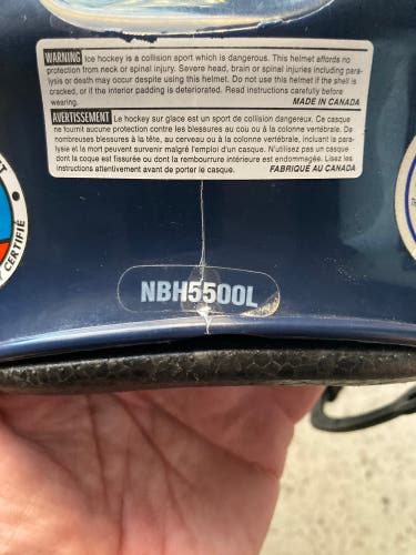 Used Large Bauer  5500 Helmet