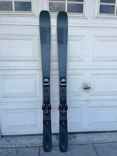 Used 2021 Powder With Bindings Max Din 16 Mindbender 99 ti Skis