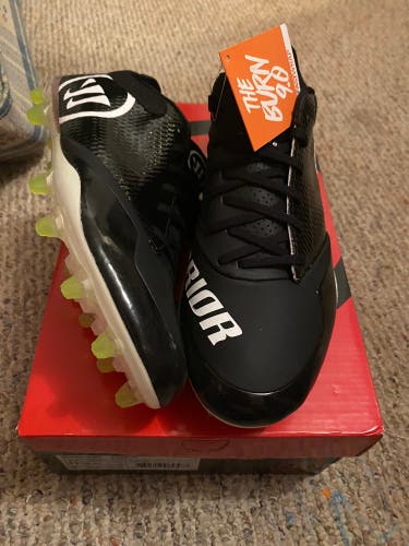 Black Adult New Size 11.5 (Women's 12.5) Warrior Low Top Burn 9.0