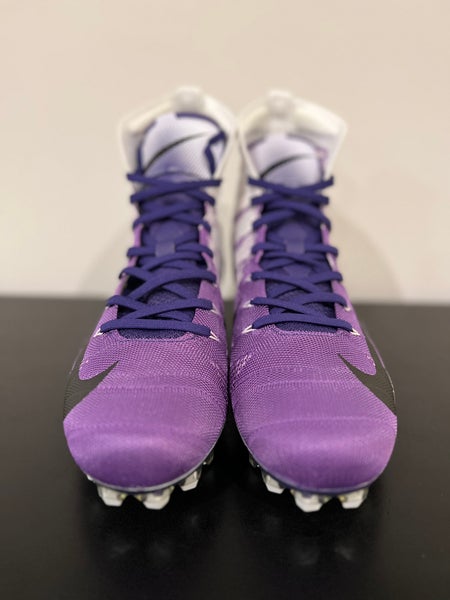 Size 10 Nike Vapor Untouchable 3 Elite Flyknit Football Cleats AO3006-155  Purple