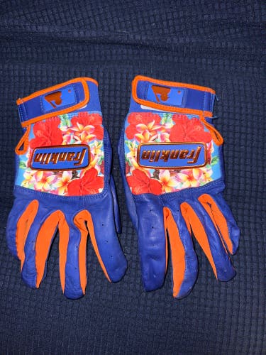 Used Large Franklin Batting Gloves