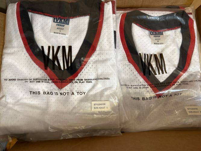 16 Jerseys VKM Venus brand (White With Black / Red)