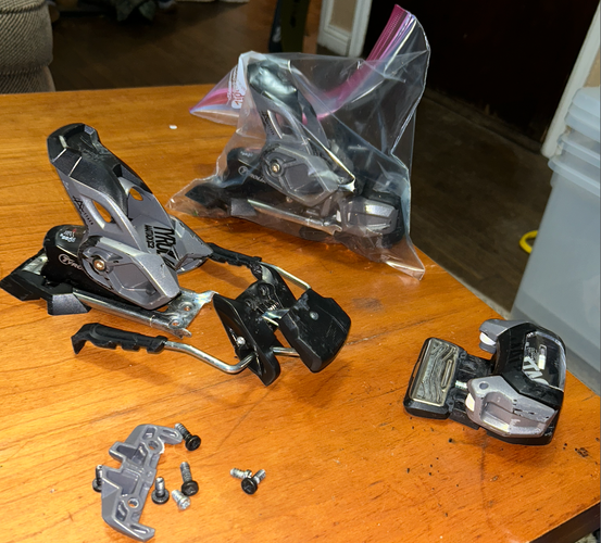 Used Tyrolia All Mountain Attack Ski Bindings 115 mm Brake Width Max Din 13