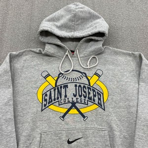 St Joseph Softball Sweatshirt Adult Medium Gray Nike Pullover College Swoosh