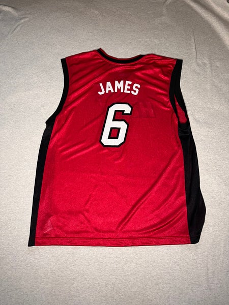 Lebron James Miami Heat NBA Jersey