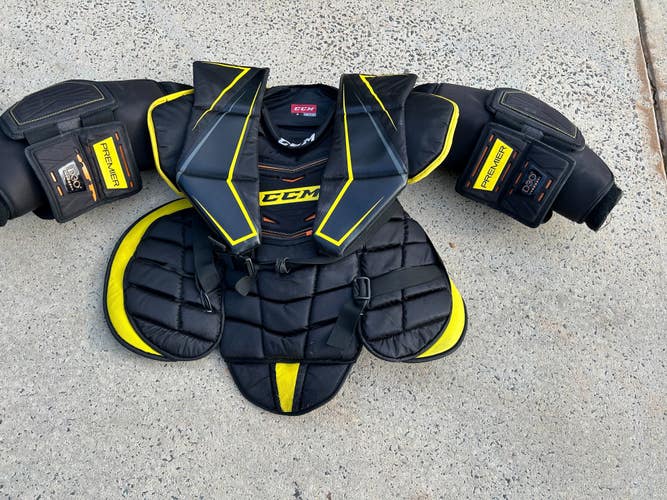 Used XL CCM Premier Goalie Chest Protector Pro Stock