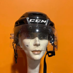 Used Black CCM Résistance Pro Stock Helmet Small