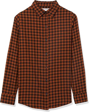 CLASSIC Checks Brown & Black Flannel Shirt