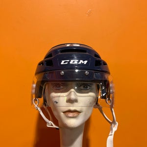 New Navy CCM V08 Pro Stock Third Jersey Helmet Colorado Avalanche #79
