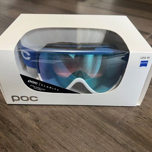 New Unisex POC Retina Clarity Comp Ski Goggles - Natrium Blue with spare lens