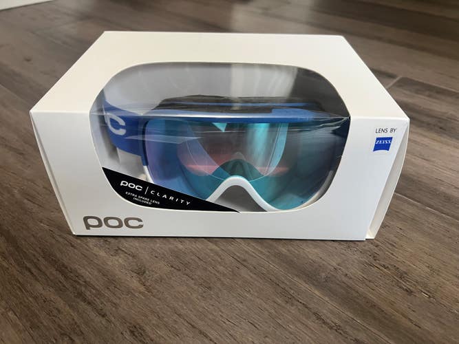 New Unisex POC Retina Clarity Comp Ski Goggles - Natrium Blue with spare lens