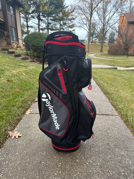 TaylorMade Select ST Cart Golf Bag Red/White 