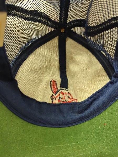 Vintage Cleveland Indians Snapback Hat // Chief Wahoo -  Israel