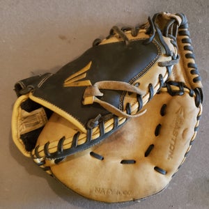 Used Easton Right Hand Throw Catcher's Natural Baseball Glove 13"
