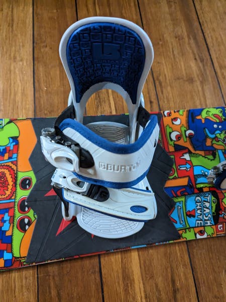 Used Burton chopper 125 cm snowboard with bindings