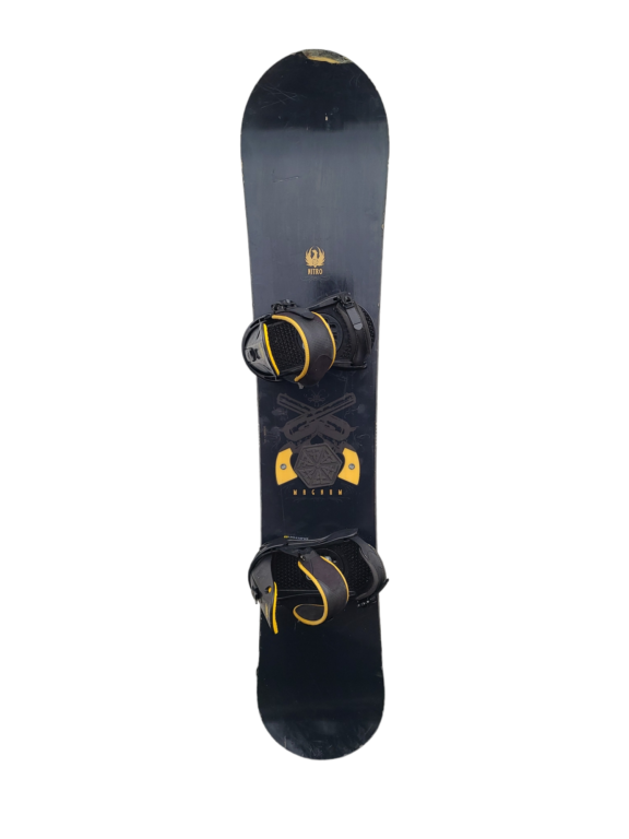 type BES Pijler Nitro Magnum Snowboard 162cm Large Burton Progression Bindings |  SidelineSwap