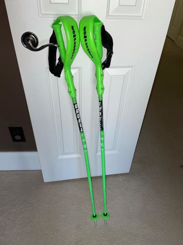 Komperdell ski racing slalom poles with pole guards