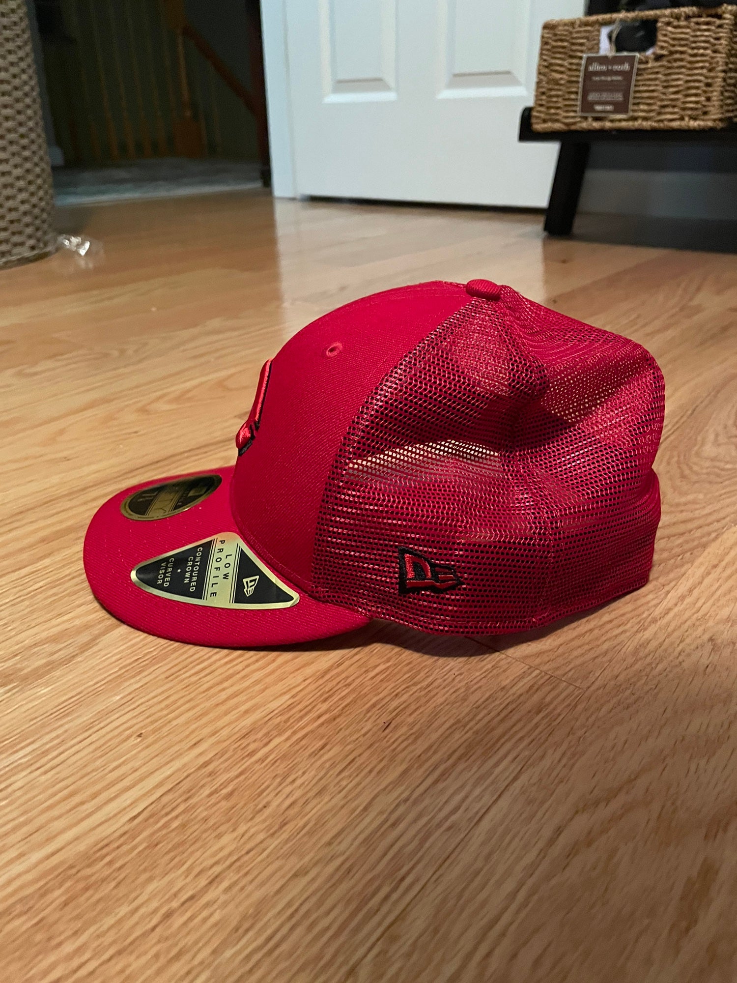 New Era 59FIFTY Cincinnati Reds Pop Sweat Fitted Hat 7 3/8 / Red/Lilac