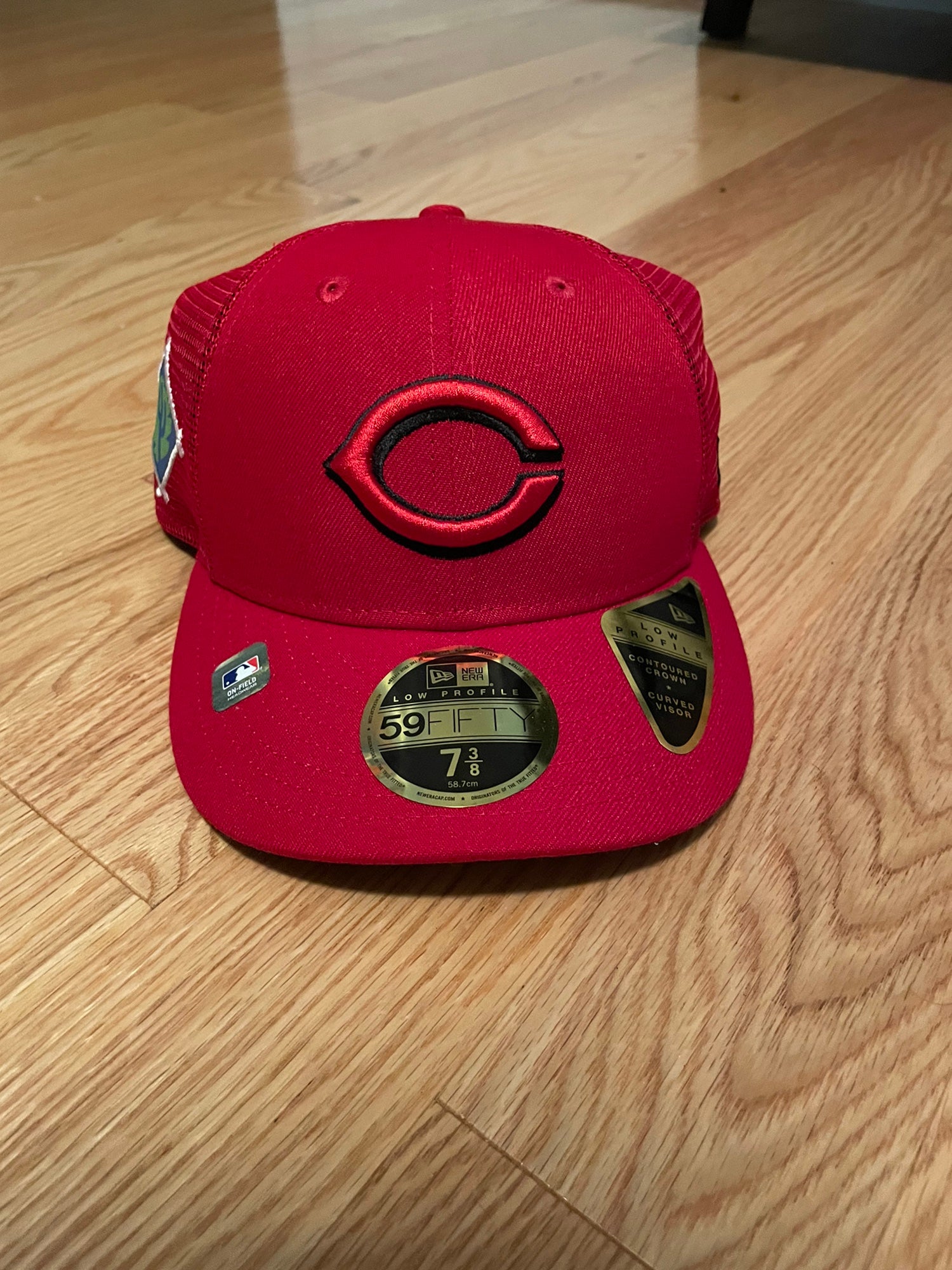 New Era Cincinnati Reds 59FIFTY Fitted - Red/Old English 7 3/8