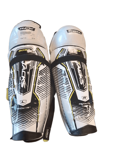 Used Ccm Tacks 15" Hockey Shin Guards