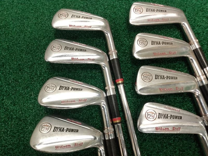 Wilson Staff Dynapower 1965 Irons 2-9 R Flex Steel Nice