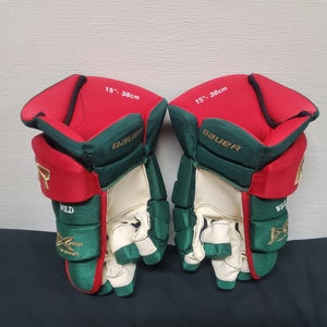 New Bauer Vapor 1X Pro Gloves 15" Pro Stock