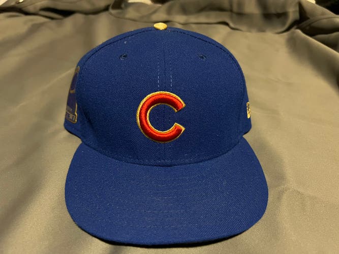 2016 Chicago cubs World Series championship patch 7 1/2 59 fifty