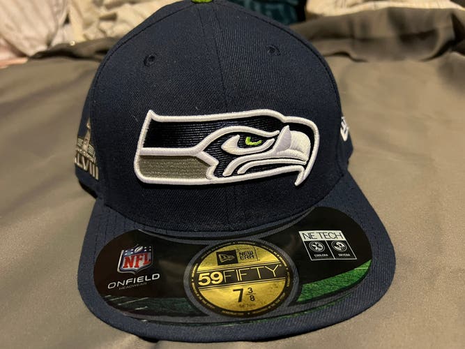 Seattle Seahawks 7 3/8 Super Bowl 48 patch 59fifty