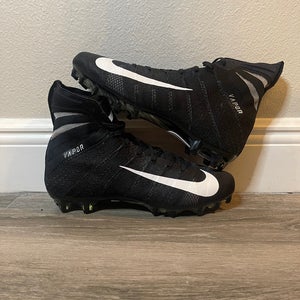 Nike Vapor Untouchable 3 Elite Black Football Cleats Mens Size 11.5 AO3006-010