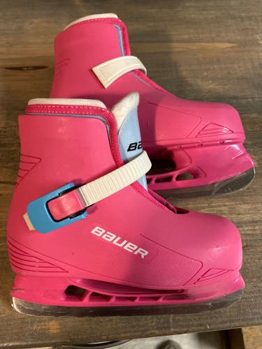Pink Bauer Size 10-11 Lil Champ (Lil Angel) Hockey Skates