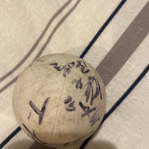Lax ball signed by lizards!!