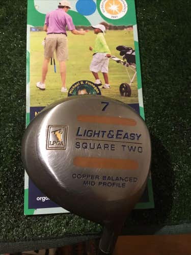 Square Two Ladies LPGA Light & Easy 7 Wood Graphite Shaft