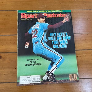 Philadelphia Phillies Steve Carlton MLB BASEBALL Sports Illustrated Magazine!