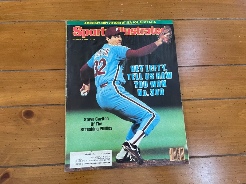 Philadelphia Phillies Steve Carlton MLB BASEBALL Sports Illustrated  Magazine!
