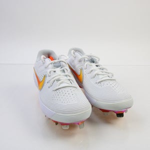 Nike Zoom Softball Cleat Men's White/Orange New without Box 8