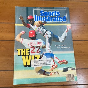 St. Louis Cardinals Ozzie Smith MLB BASEBALL 1987 Sports Illustrated Magazine!