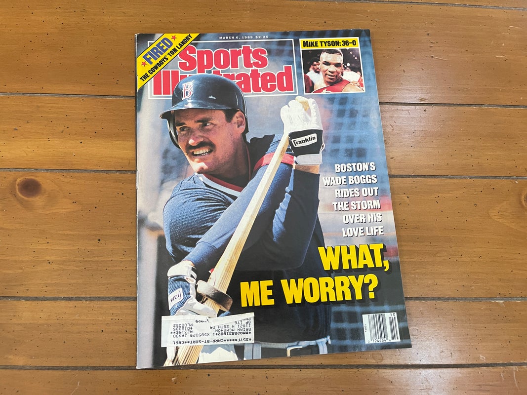 Boston Red Sox Wade Boggs Sports Illustrated Cover by Sports Illustrated