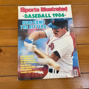 Boston Red Sox Wade Boggs MLB BASEBALL 1986 Sports Illustrated Magazine!