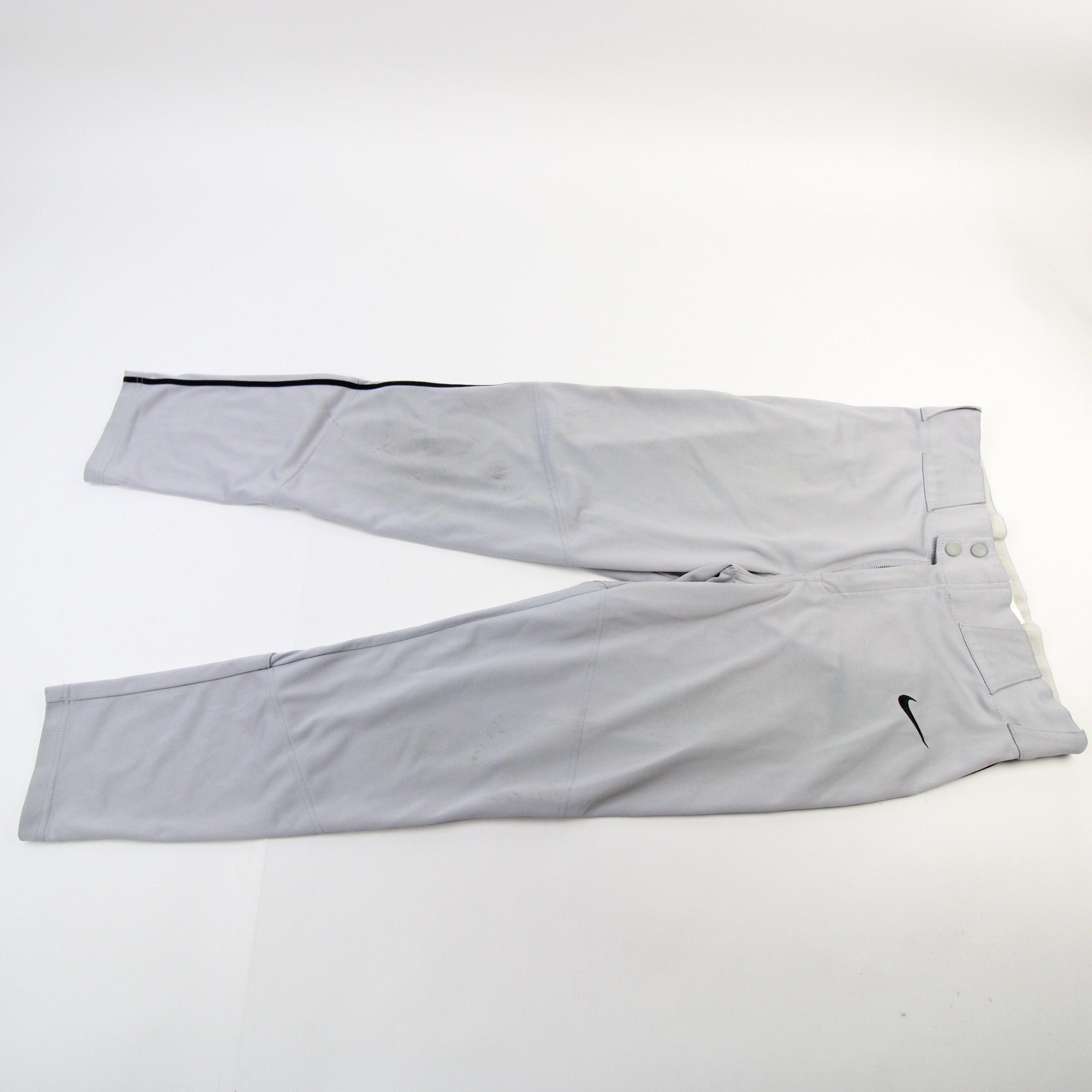 Nike Baseball Pants Men's White/Light Blue Used XS - Locker Room Direct