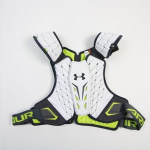 Under Armour Shoulder Pad Unisex White/Yellow Green New with Tags L