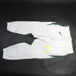 Oregon Ducks Nike Softball Pants Women's White/Green Used 34x26