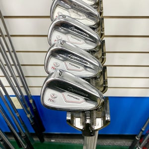 Used Taylormade Rsi Tp Forged Men's Right Iron Set 4i-pw Stiff Flex Graphite Shaft