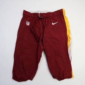 Nike NFL On Field Apparel Football Pants Men's Burgundy/Gold Used 44