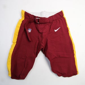 Nike OnField Football Pants Men's Burgundy/Gold Used 40