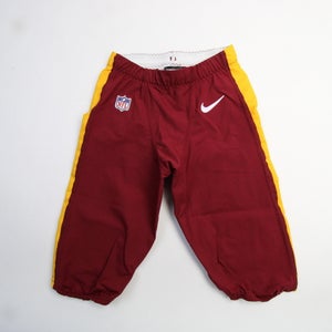 Nike OnField Football Pants Men's Burgundy/Gold Used 30SH