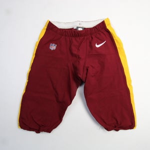 Nike OnField Football Pants Men's Burgundy/Gold Used 32SH