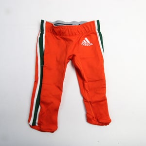 adidas Football Pants Men's Orange/Dark Green Used M